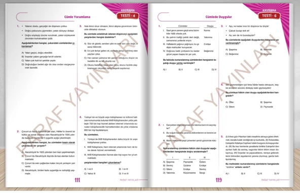 Paraf İnteraktif 8. Sınıf İnteraktif Türkçe Soru Kütüphanesi - Resim 5