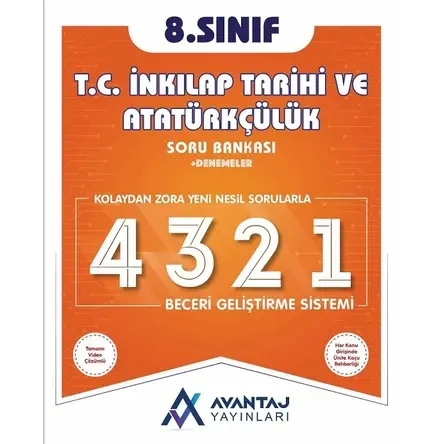 Avantaj 8.Sınıf İnkilap Tarihi Soru Bankası ürün görseli 1