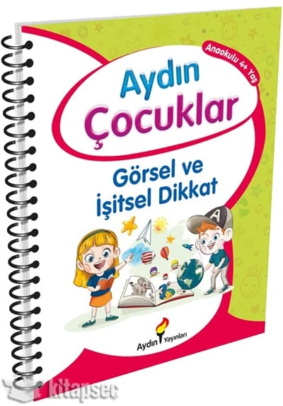 Anaokulu 4 Yaş Görsel Ve İşitsel Dikkat Aydın Yayınları