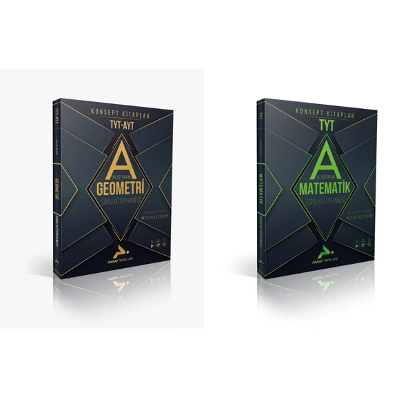 Paraf Yayınları Konsept Kitaplar Alıştıran Tyt Matematik & Geometri  Soru Bankaları