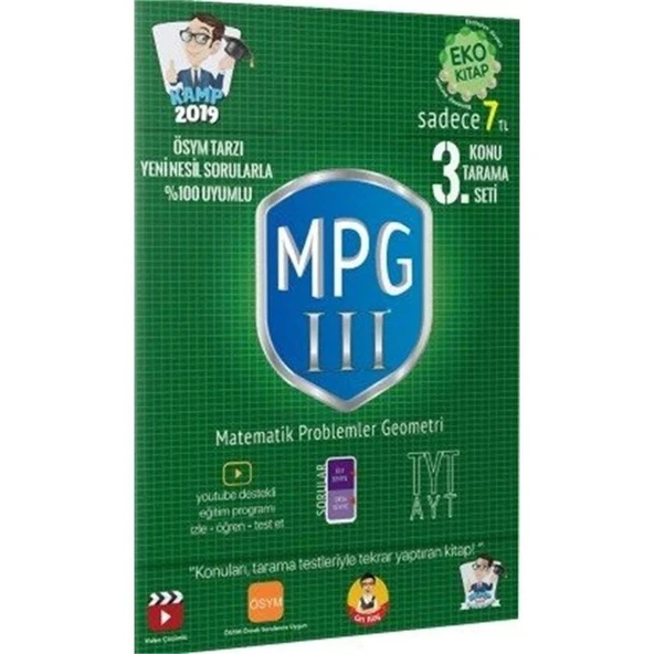 Kamp 2019 Tyt Mpg 3 Konu Tarama Seti Tonguç ürün görseli 1