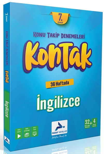 Paraf Yayınları 7. Sınıf Kontak İngilizce Denemeleri