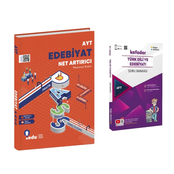 Edu Yayınları Ayt Edebiyat Net Artırıcı & Doğan Akademi Kafadar Türk Dili Ve Edebiyatı Soru Ban. ürün görseli