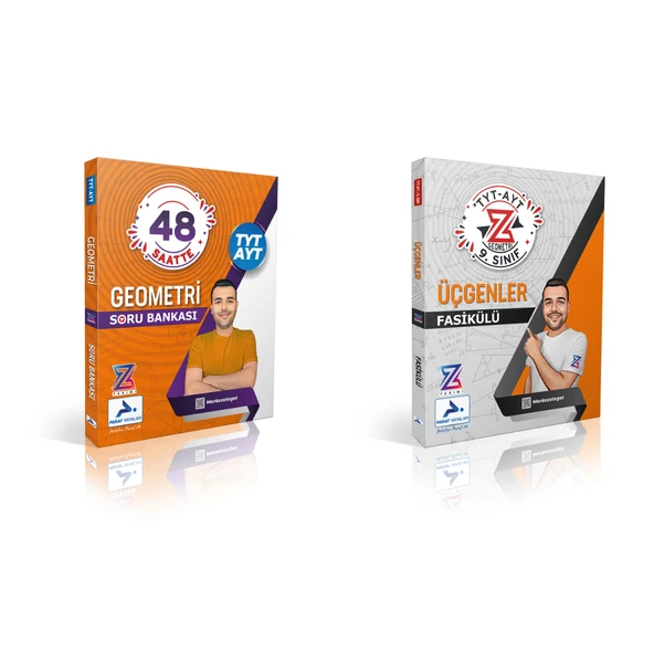 Paraf Yayınları Z Takımı Tyt-ayt Geometri & Üçgenler Soru Bankaları