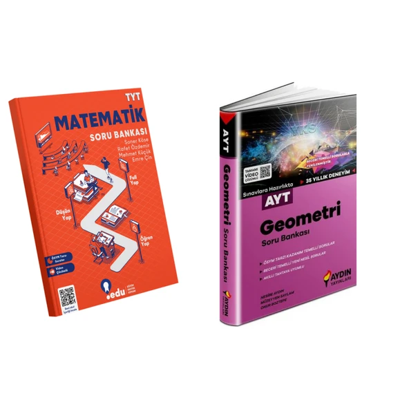 Edu Yayınları  Tyt Matematik & Aydın Yayınları  Ayt Geometri  Soru  Bankası