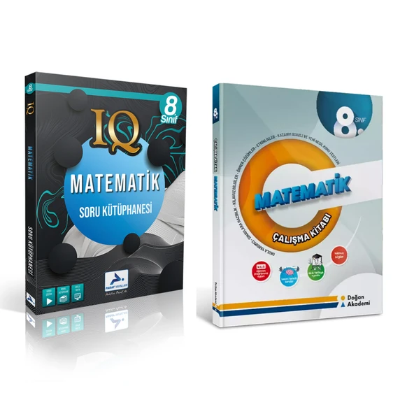 Paraf Yayınları Iq 8.sınıf Matematik &  Matematik Çalışma Kitabı