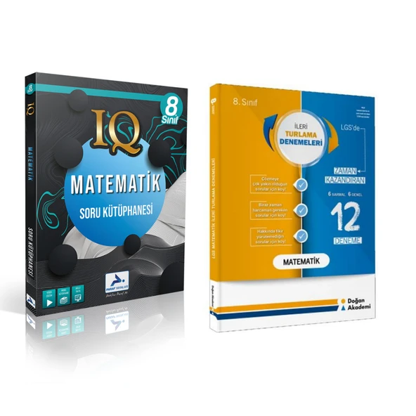 Paraf Yayınları Iq 8.sınıf Matematik &  Matematik Deneme ürün görseli