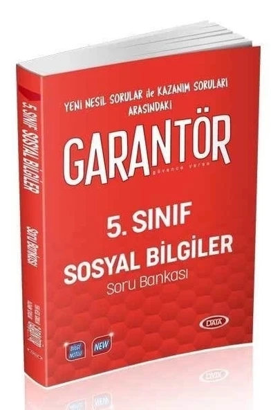 Data 5.Sınıf Sosyal Bilgiler Garantör Soru Bankası
