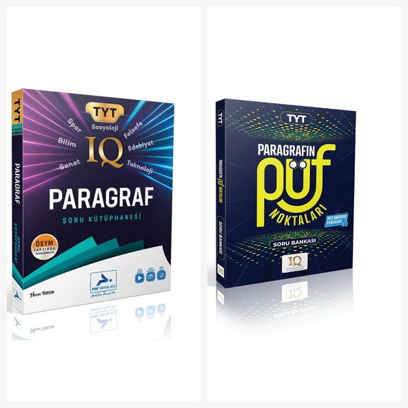 Paraf Yayınları Tyt Iq Paragraf Soru Bankası & IQ Yayınları Paragrafın Püf Noktaları