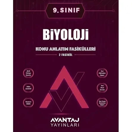 Avantaj 9.Sınıf Biyoloji Konu Anlatım Fasikülleri - 1