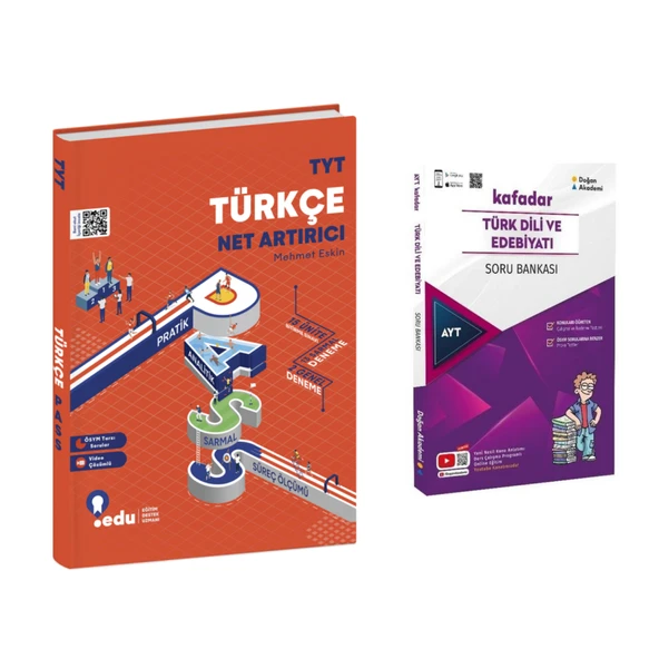 Edu  Tyt Türkçe Net Artırıcı &  Kafadar Türk Dili Ve Edebiyatı Soru Bankası ürün görseli