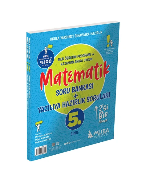 Muba Yayınları 5. Sınıf Matematik Soru Bankası + Yazılıya Hazırlık Soruları 2'Si 1 Arada - 2
