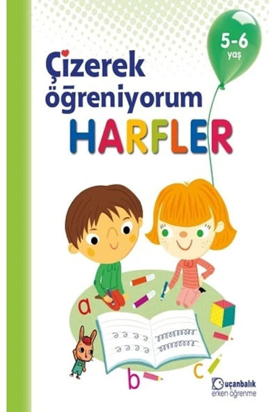Çizerek Öğreniyorum Harfler 5-6 Yaş Uçanbalık - Resim 3