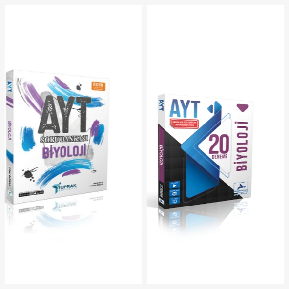 Toprak Ayt Biyoloji Soru Bankası (yeni) & Paraf 2023 Ayt 1.dönem Biyoloji 20'li Deneme