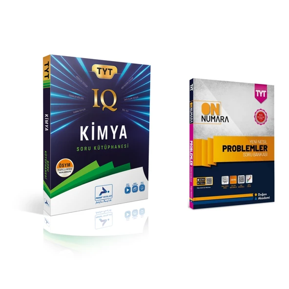 Paraf Yayınları Tyt Iq Kimya Soru Kütüphanesi &   Tyt On Numara Problemler