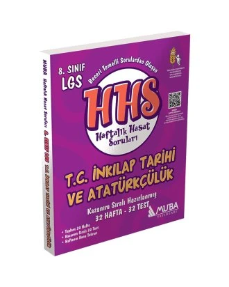 Muba Yayınları 8.Sınıf T.C İnkılap tarihi Haftalık Hasat Soruları HHS - 1