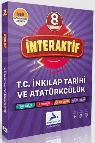 Paraf Yayınları 8. Sınıf İnteraktif T.C. İnkılap Tarihi ve Atatürkçülük Soru Kütüphanesi