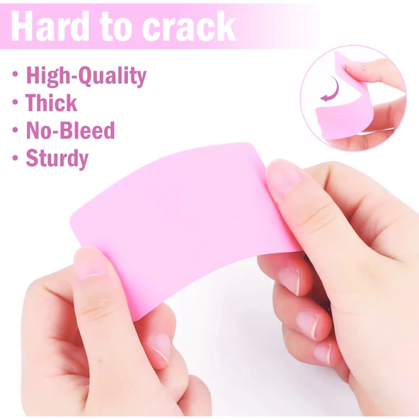 Boş Kelime Kartları 5x8 cm - 50 Adet Oval Kenarlı | Tabu & Not Kartları - Kraft - 2