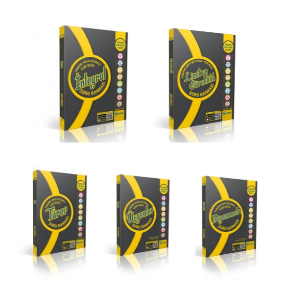 Toprak İntegral-limit-türev-üçgenler-trigonometri Soru Bankası ürün görseli