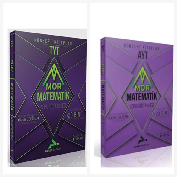 Paraf Yayınları AYT & TYT Mor Matematik Soru Kütüphanesi