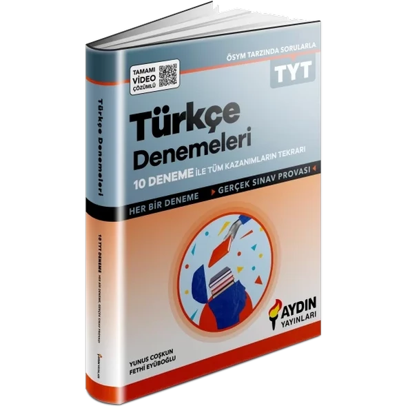 Aydın Yayınları TYT Türkçe 10 Deneme