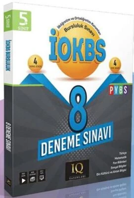 IQ Yayınları 5. Sınıf İOKBS Bursluluk Sınavı 8 Deneme