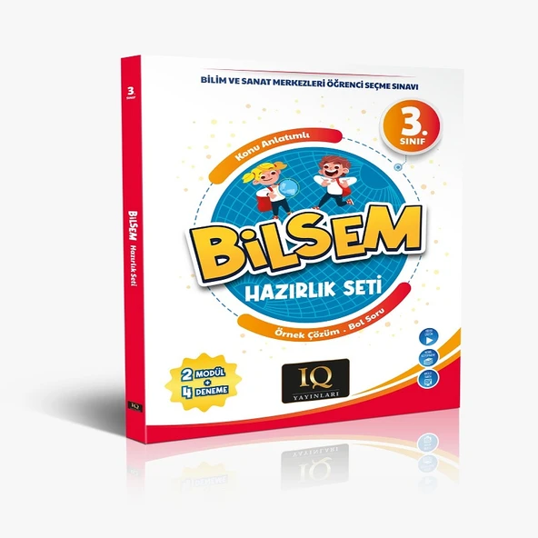 Paraf Yayınları IQ 3. Sınıf Bilsem Hazırlık Seti ürün görseli 1