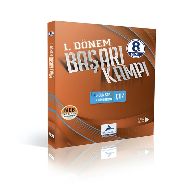 Paraf Yayınları 8. Sınıf Başarı Kampı 1. Dönem ürün görseli