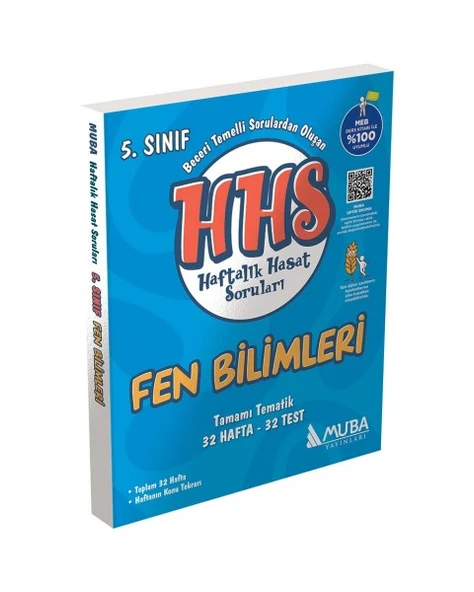 Muba 5. Sınıf Fen Bilimleri HHS  Haftalık Hasat Soruları ürün görseli