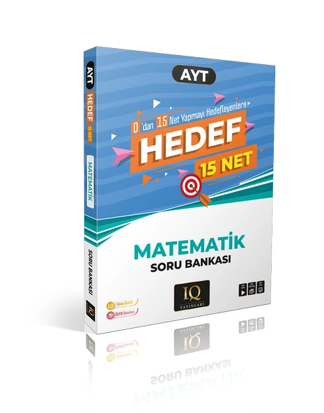 IQ Yayınları AYT Hedef 15 Net Matematik Soru Bankası ürün görseli 1