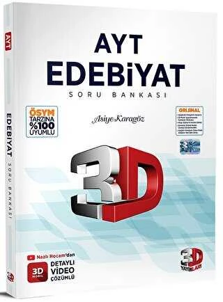 3D Yayınları AYT Edebiyat Soru Bankası