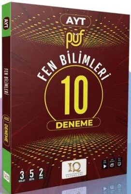 IQ Yayınları AYT Fen Bilimleri 10 Deneme ürün görseli
