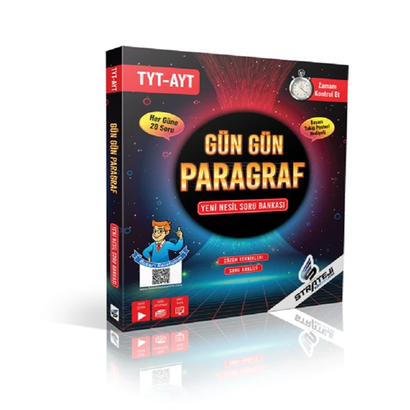 Strateji Yayınları Tyt-ayt Gün Gün Parağraf Soru Bankası ürün görseli 1