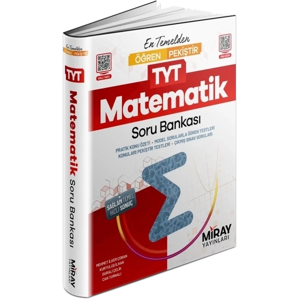 Miray Yayınları tyt Öğren Pekiştir Matematik Soru Bankası ürün görseli