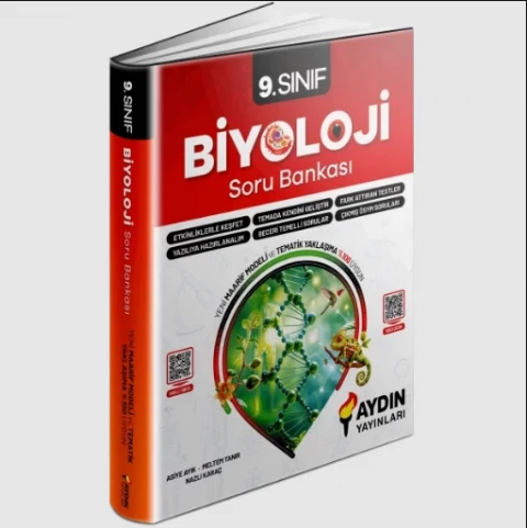 Aydın Yayınları 9. Sınıf Biyoloji Soru Bankası ürün görseli