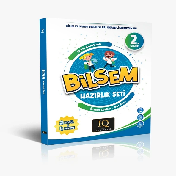 Paraf Yayınları IQ 2. Sınıf Bilsem Hazırlık Seti