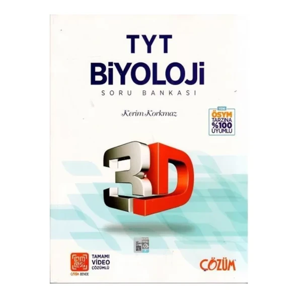 3D Yayınları TYT Biyoloji Soru Bankası