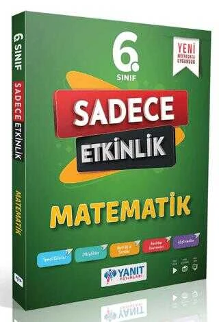 Yanıt Yayınları 6. Sınıf Matematik Sadece Etkinlik