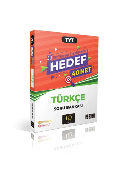 IQ YAYINLARI  Tyt Türkçe Hedef 40 Net Soru Bankası ürün görseli 1