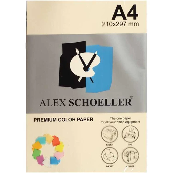 Alex Schoeller Fotokopi Kağıdı A4 500lü Alex-500 Şampanya - 2