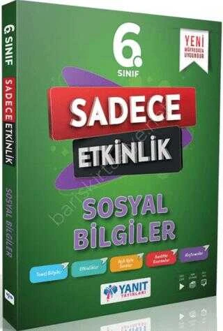 YANIT YAYINLARI 6. Sınıf Sosyal Bilgiler Sadece Etkinlik Kitabı ürün görseli