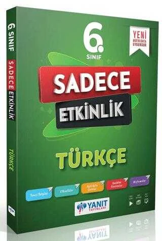 Yanıt Yayınları 6. Sınıf Türkçe Sadece Etkinlik ürün görseli