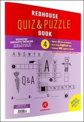 REDHOUSE QUIZ PUZZLE BOOK SERİSİ- 4- İNGİLİZCE YAPBOZ ürün görseli 1
