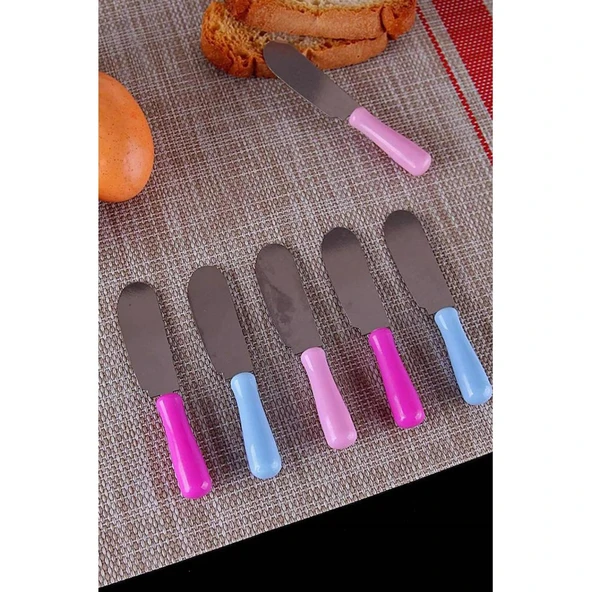 Tereyağı Bıçağı - Mini Spatula 6 Adet - 12