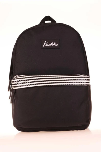 KAUKKO BASIC COLORS SIRT ÇANTASI (STRIPE SİYAH) K1627 KARINCA ÇANTA