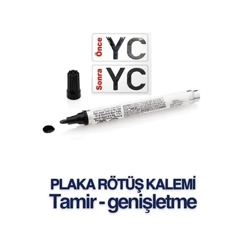 CEYLAN ADAM  Plaka Yazma Rötüş Kalemi Plaka Kalemi SİYAH ürün görseli