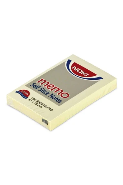 Noki Memo 50*75 Postit Sarı 100 Yp Kod:12006