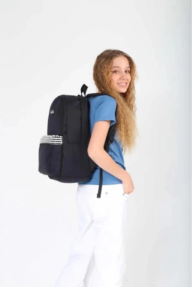 KAUKKO BASIC COLORS SIRT ÇANTASI (STRIPE SİYAH) K1627 KARINCA ÇANTA - 2