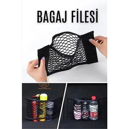 CEYLAN ADAM  Oto Bagaj Filesi Cırtlı Ceplikli Bagaj Filesi ürün görseli