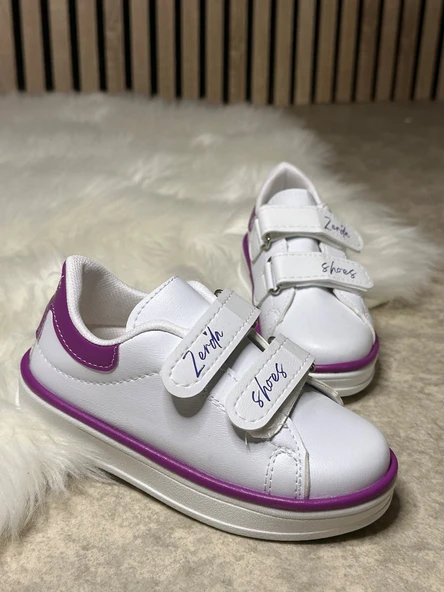 Günlük Erkek Kız  Çocuk Sneaker Cırtlı Dikiş Detaylı Kalın Tabanlı Rahat Hafif Spor Ayakkabı 525PF - 3